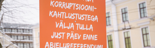 Eestis on kombeks rikkuda poliitika pärast oma ametiau