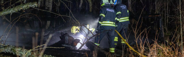 Eistes läks kõrvalhoone lõkkest põlema