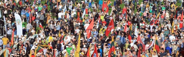 Vilniuses protestisid tuhanded samasooliste kooselu seadustamise vastu