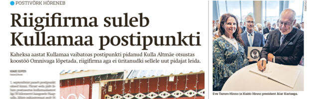 Lääne Elu paberleht teisipäeval, 26. augustil