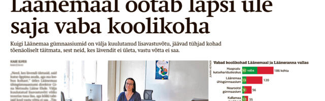 Lääne Elu paberleht teisipäeval 14. juulil