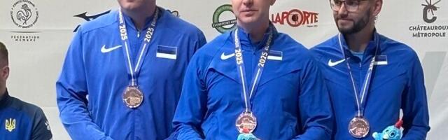 Eesti püstolimeeskond võitis Euroopa meistrivõistlustel pronksmedali