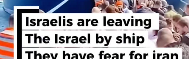 VIDEO: inimesed põgenevad Iisraelist laevadega