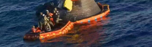 VIDEO | Artemis II meeskond naases ajalooliselt kuulennult Maale, kapsel maandus edukalt Vaiksesse ookeani