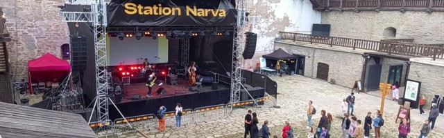 Narva linnuses algas festival Station Narva
