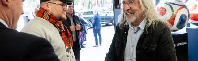 DELFI FOTOD | A. Le Coq Arenal avati jalgpallimuuseum. Aivar Pohlak_ Eesti jalgpallilugu on Eesti kultuuri lugu
