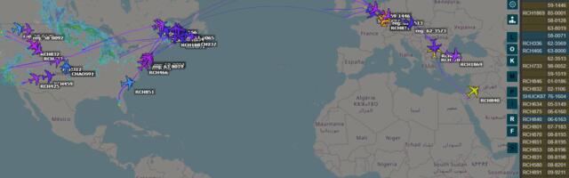 PILTUUDIS: käimas on USA õhuväe massiline liikumine Lähis-Itta