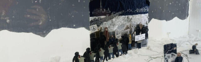 Pildid: Telliskivis avati animafilmil "Lumi saadab meid" põhinev näitus