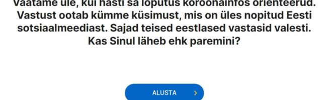 INTERAKTIIVNE FAKTIKONTROLL | Millised on peamised koroonavaled, mille lõksu eestlased sotsiaalmeedias langevad?
