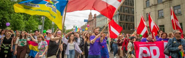 Riia homoparaadil väljendatakse solidaarsust Ukraina homokogukonnaga