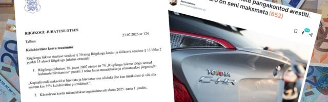 Riigikogu liikmed saavad autoga seotud kulutustele leevendust