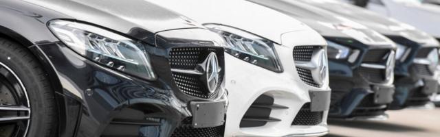 Uute autode müük kukkus Euroopas veerandi