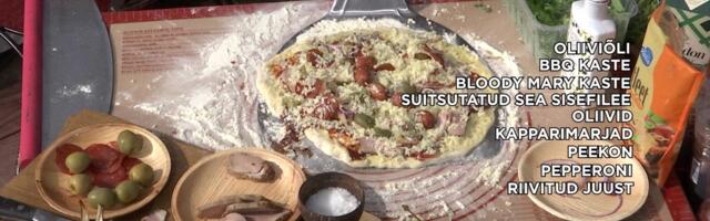 Suvine grillinipp: grill-liha pitsa!