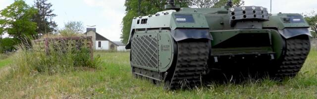 Milrem esitles Londoni militaarmessil uusimaid robotsüsteeme