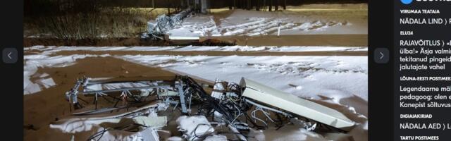 Postimees: Tallinna ja Viimsi piiril kukkus mobiilimast raudteele