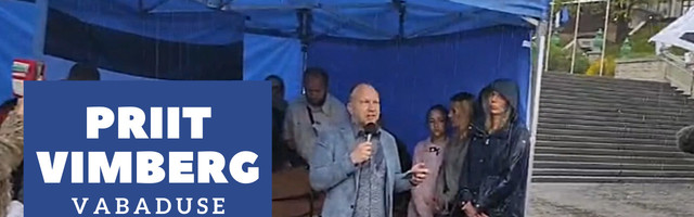 Video! Priit Vimberg Vabaduse väljakul 15.05.2021: Hirmuga, mis on juba levima hakanud, on keeruline võidelda