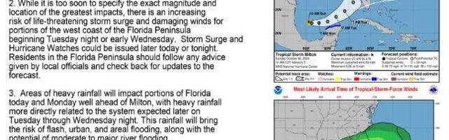 Katrina-sarnane katastroof rullub Biden-Harrise jaoks lahti, kui uus troopiliste probleemide voor võtab sihikule Florida
