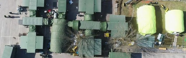 Vabatahtlikud meedikud startisid Saaremaa välihaiglasse tööle