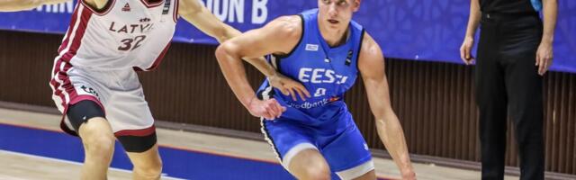 Eesti U20 korvpallikoondis viskas Lätist enam kui kaks korda vähem punkte