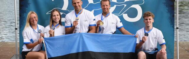 Eesti allveesportlased võitsid kodusel EM-il ühe päevaga kolm kuldmedalit