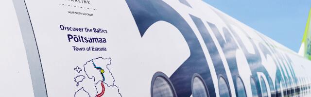 airBaltic’u lennuk sai endale nimeks Põltsamaa