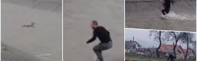 Jovan bez razmišljanja skočio u nabujalu reku: Ovaj potez hrabrog mladića oduševio