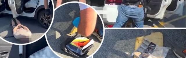 FILMSKO HAPŠENJE NA AUTO-PUTU! Policajci preprečili put automobilu, vozača izvukli i bacili na zemlju - OBJAVLJENO I ŠTA JE URADIO! (FOTO, VIDEO)