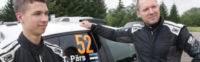 DELFI VIDEO | 16-aastasele pojale kaarti lugev endine MM-rallide mees Aigar Pärs: Travis on juba parem sõitja kui mina