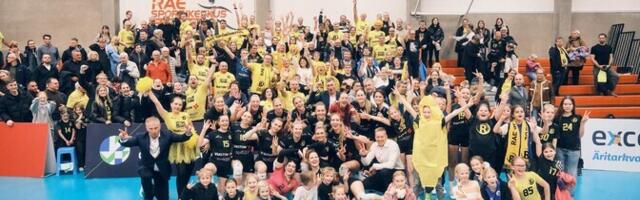 Mõnnakmäeta Rae võrkpallinaiskond võitles end eurosarjas järgmisse ringi