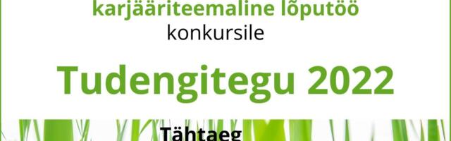 Algas kandideerimine konkursile TUDENGITEGU 2022