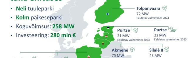 Purtses saab nurgakivi üle aastate Eestisse rajatav suurem tuulepark