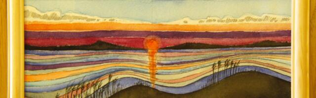 Haapsalu värvilised loojangud jõudsid raamatukokku