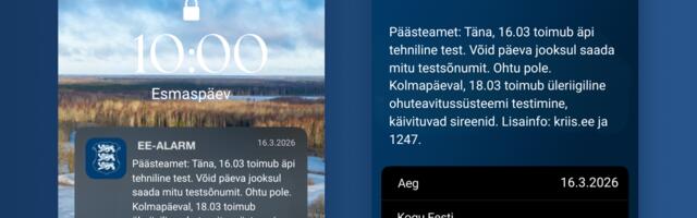 Eesti äpp testib esmakordselt heliga ohuteavituse saatmist 