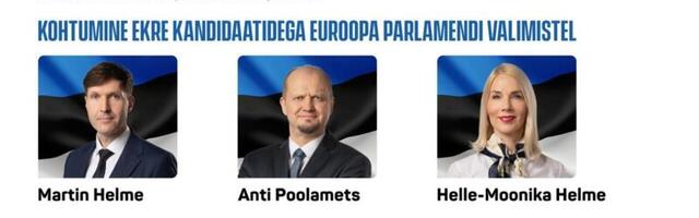 EKRE eurokandidaadid kohtuvad täna KuKu klubis rahvaga