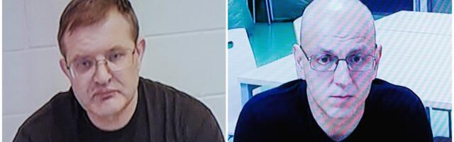 Politseinikutapjad Romeo Kalda ja Nikolai Mitjanin jäävad trellide taha. Kohus_ Kalda peab veel töötegemist harjutama