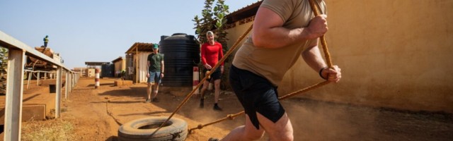 FOTOREPORTAAŽ | Eesti sõdurid Malis missioonil. Vaba aeg kuulub spordile ka 40-kraadises kuumuses