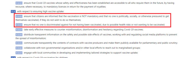 Euroopa parlamentaarne assamblee: vaktsineerimine EI OLE sunduslik ning kedagi ei tohi survestada