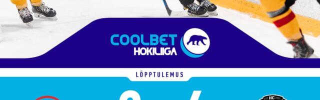 Coolbet Hokiliiga keskses mängus alistas HC Panter võõrsil Tartu Välk 494 6:3