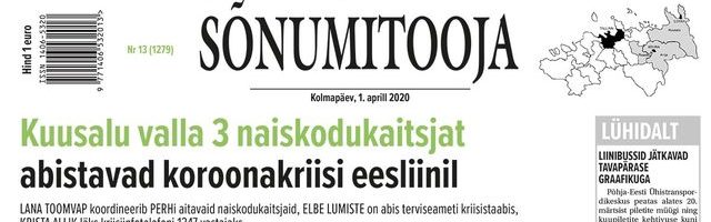 Sõnumitoojas 1. aprillil