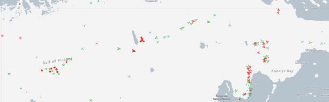 Pärast rünnakuid Vene sadamatele on Soome lahes ankrus mitukümmend tankerit