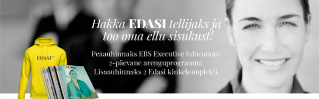 Too oma ellu sisukust: telli Edasi ja võida 2-päevane arenguprogramm!