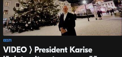 Lauri Jürgenson: Tundke siis rõõmu väikestest asjadest, mida president meile kaela tõmmanud on!