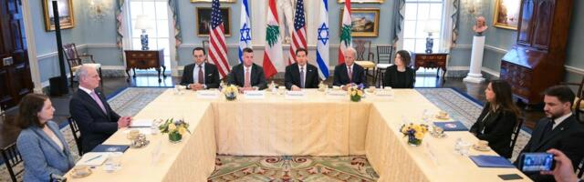 Liibanon ja Iisrael pidasid aastakümnete jooksul esimesi otsekõnelusi