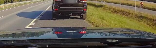 VIDEO | 194 km/h politsei silme all! Tallinna-Tartu maanteel kihutamine viis Jeepi juhi arestimajja