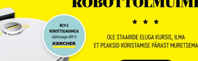 SUUR KAMPAANIA | Telli Kroonika erihinnaga ja võida robottolmuimeja  RCV 5 väärtuses 609 EUR!