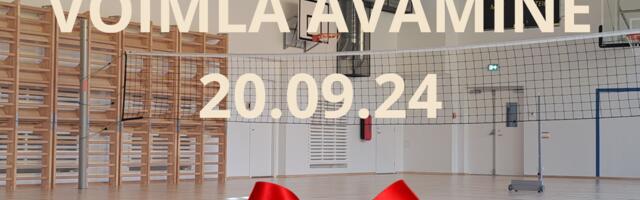 Kutsehariduskeskuses avati uuenenud võimla