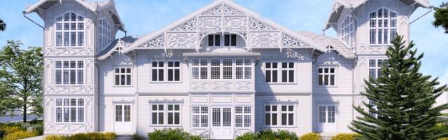 Scandium omandas Pärnus ajaloolise puitvilla