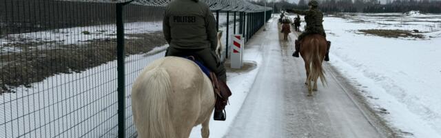 Kaitseliidu Lõuna-Eesti Ratsaüksus käis Piusa kordonis patrullis