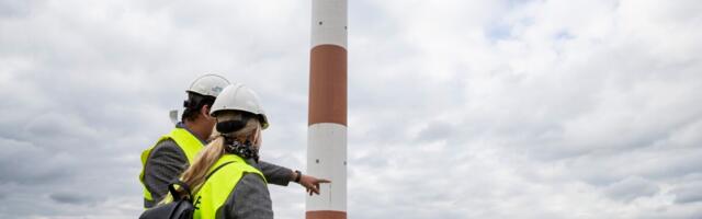 Venemaalt tulnud droon tabas Auvere elektrijaama korstent