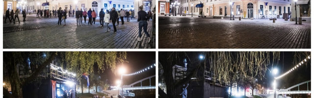 FOTOD | Jäänud vaid tühjad tänavad. Võrdle tänavust Tartu volbrit möödunud aastaga